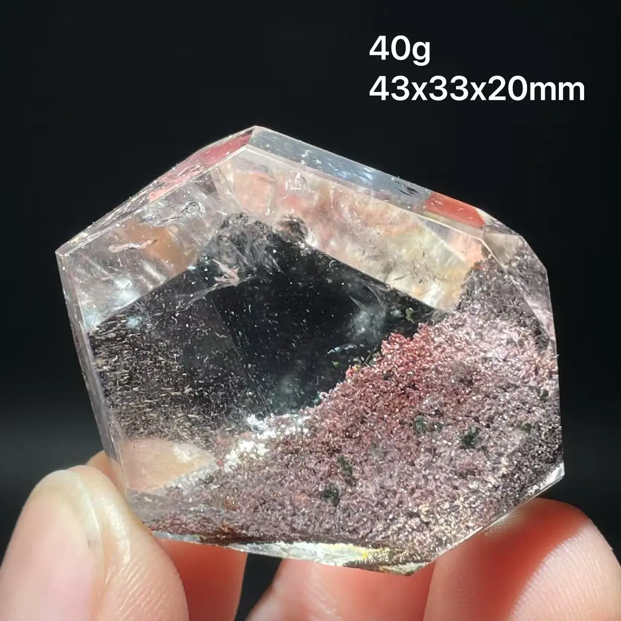 New natural clean quartz rutile phantom crystal home decoration from Brazil