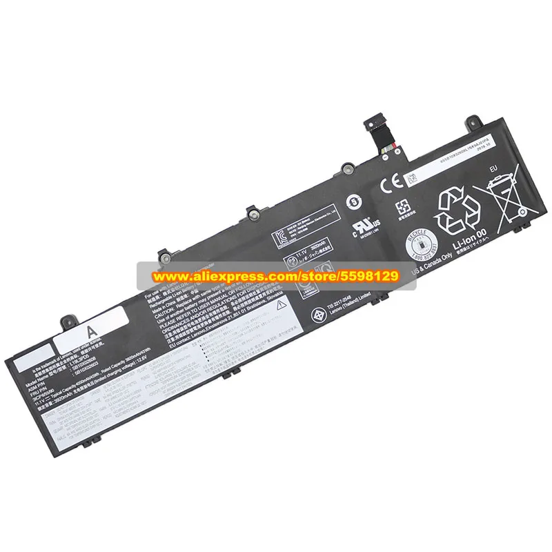 Original 4050mAh 45Wh 11.1V Battery L19L3PD5 L19M3PD5 L19C3PD5 SB10X0260 For Lenovo Thinkpad E15 E14 Gen 2 20TA000DGE 20T9S00K00