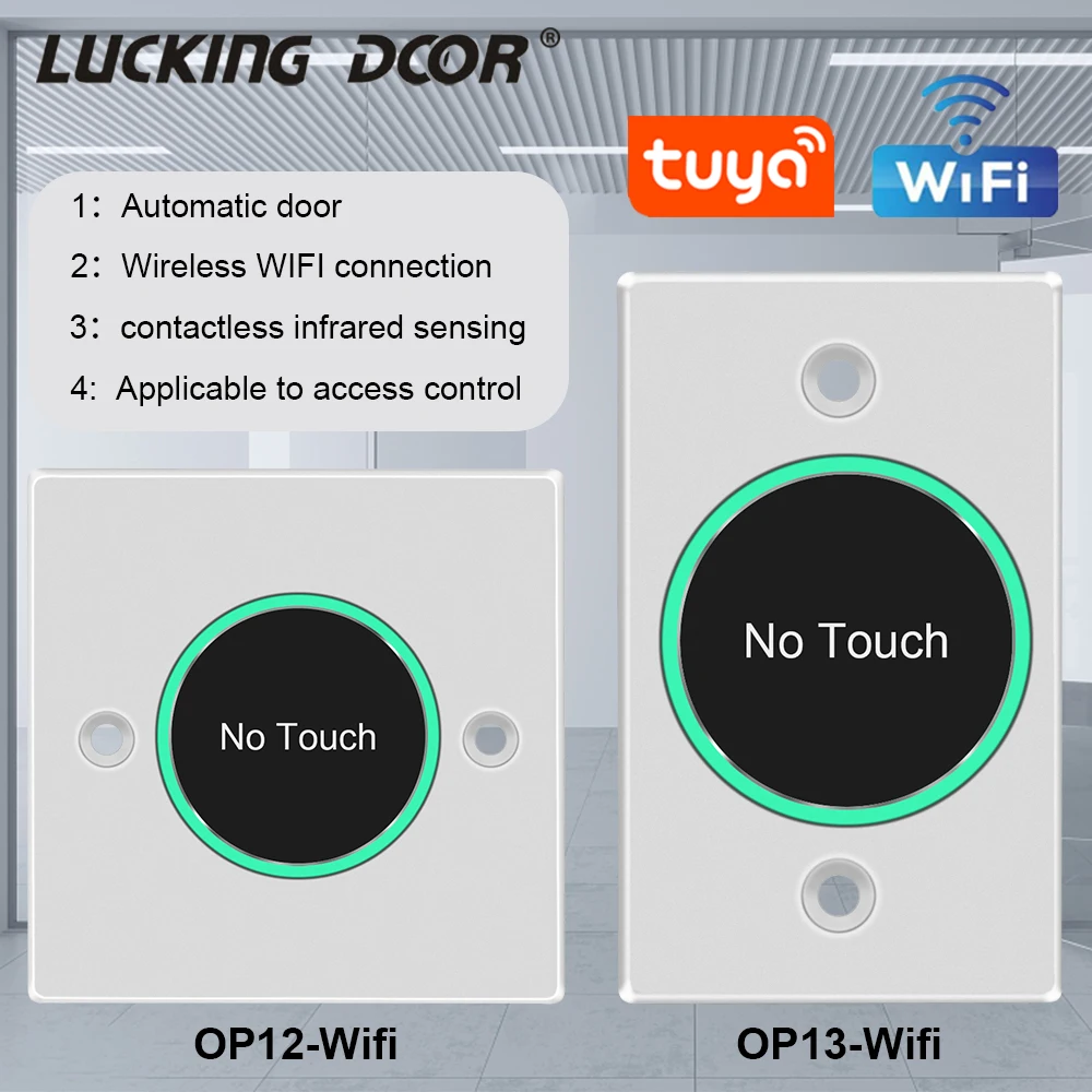 Tuya WIFI Smart Switch Door Release Access Control Timing Switch Wireless Remote Control with Button Manual Switch SmartLife App