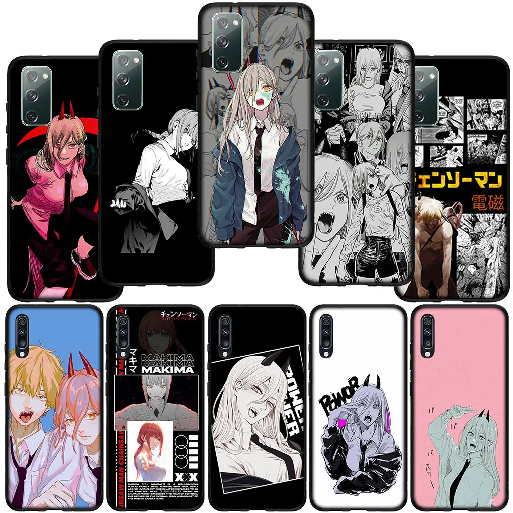 Tatsuki Fujimoto Chainsaw Man Gir Anime Cover for Xiaomi Redmi Note 11 10 9 8 Pro 9S 10S 11S 9A 9C 9T 10A 10C 8A 7A Phone Case