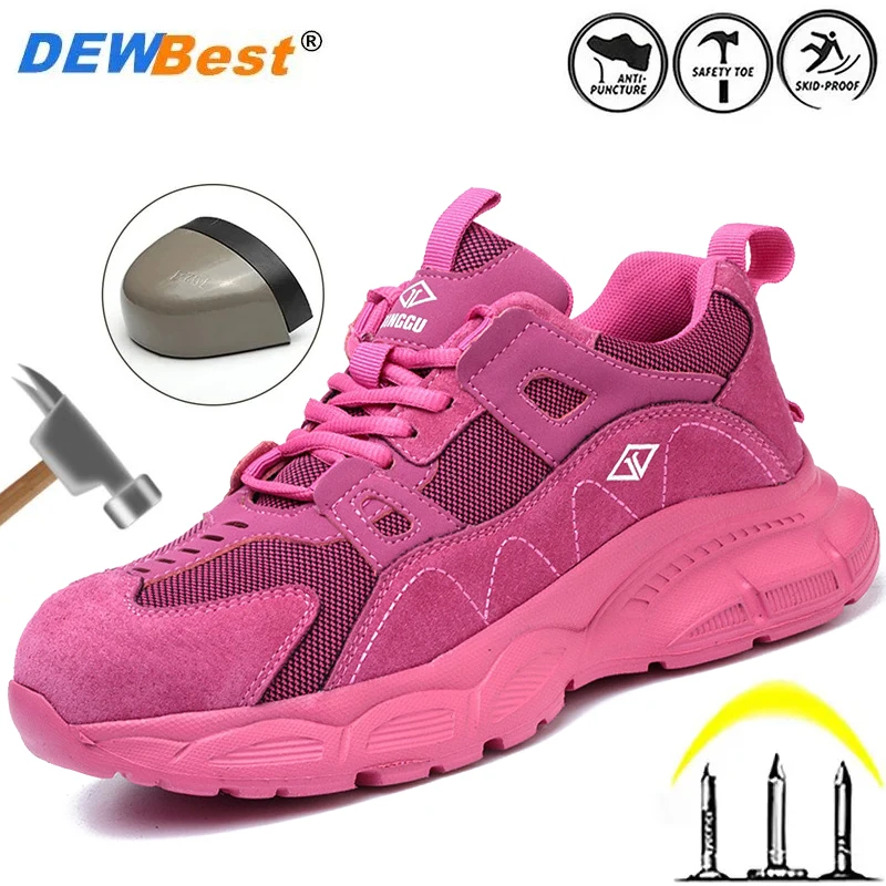 Four season steel toe cap wear-resistant men's and women's anti smashing and anti piercing safety shoes Safety Shoes