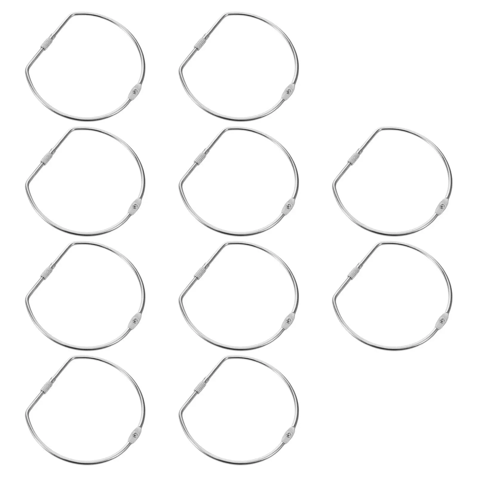 10pcs-d-shape-iron-binder-rings-loose-leaf-organizer-rings-4-inch-office-supplies-for-photo-albums-flash-cards-catalog