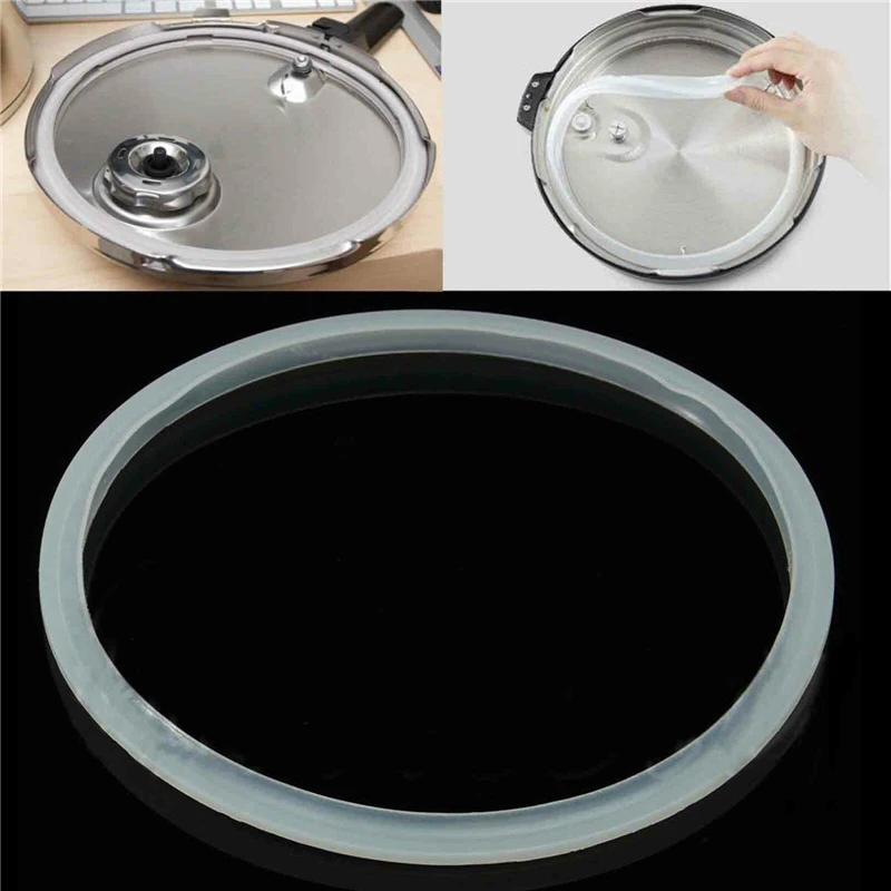 

22-32cm Pressure Cooker Sealing Ring White Silicone Rubber Sealing Gasket Seal Rings Kitchen Electric Pressure Cooker Parts