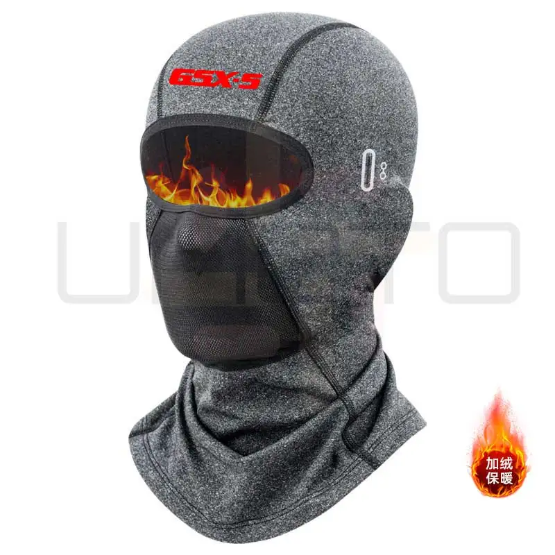 for Suzuki GSX-S Outdoor Hood Bicycle Helmet Cycling Balaclava Hat Caps Men's Face Mask Motorcycle Lined Breathable Sun Protecti