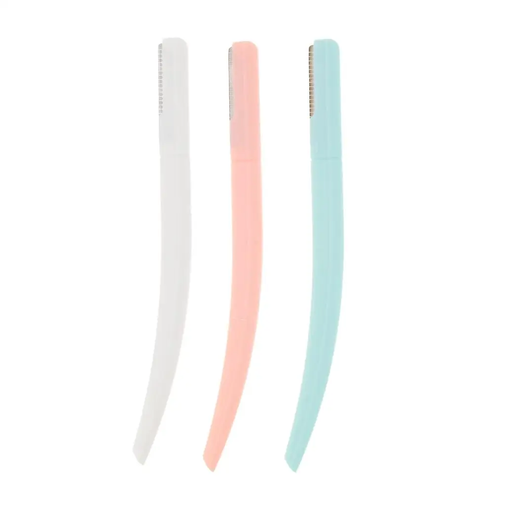 3 pezzi donna sopracciglio Shaper rasoio lama coltello sopracciglia modellante strumento di bellezza