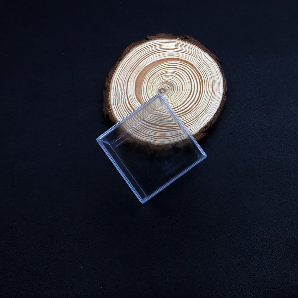 Portable Square Sealed Box 54x54mm Beaded Loose Beads Anti-oxidation Storage Box Large-capacity Jewelry Organizing Box 54x54mm