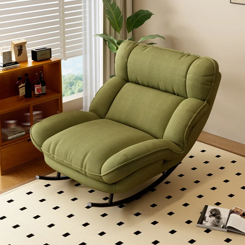 Stable Lazy Sofa, Rocking Chair, Lounge Chair, Balcony, Home Use Leisure Chair, Reclining Or Sleeping, Living Room Rocking Chair