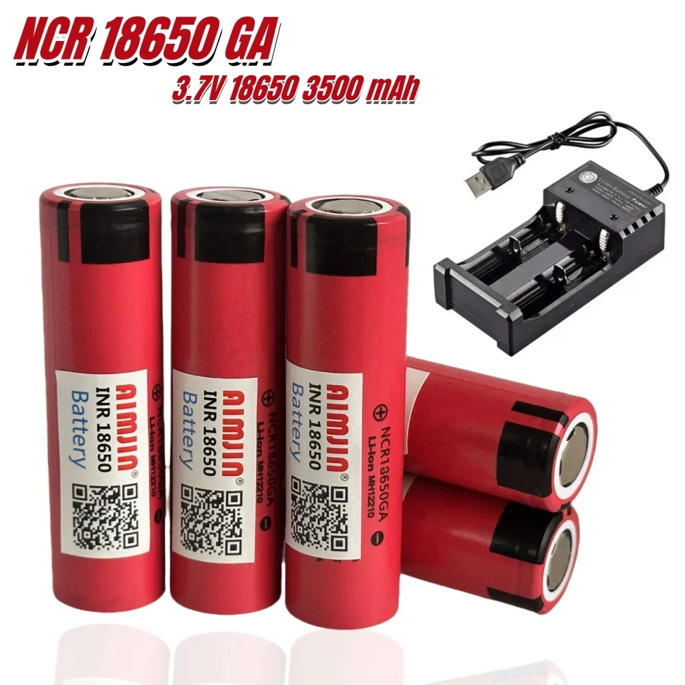Original NCR18650 GA 3.7v 3500mAh 18650 lithium rechargeable battery