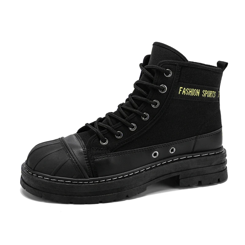 Shell Head Baotou Martin Boots High Top Anti Collision Work Wear Boots кроссовки мужские Fashion Shoes For Men