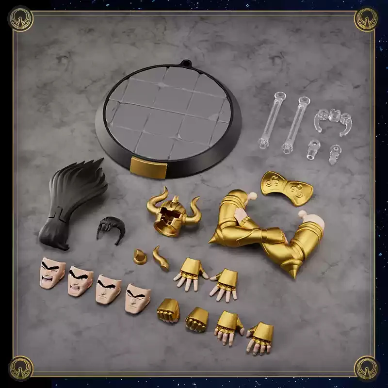 ของเล่นสะสมจากอนิเมะเซนต์เซย่า รุ่นอัลเดบารัน ราศีพิจิตร ชุดทองคำ รุ่นแชมป์เปี้ยน แบบขยับได้