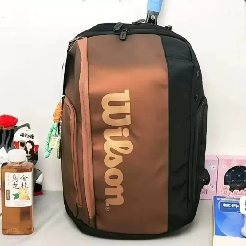 Сумка для теннисных ракеток Wilson V14 Super Tour Pro Рюкзак для ракеток большой емкости с регулируемой тепловой камерой Спортивная сумка
