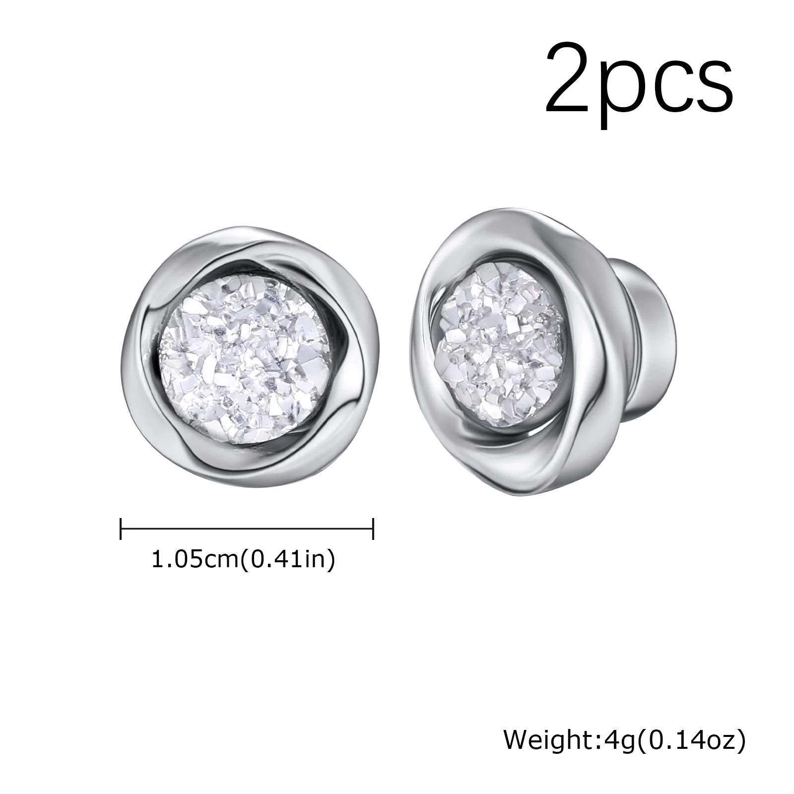 Punk Runde Zirkon Magnetische Ohrstecker Clips Nicht Piercing Edelstahl Kleine Ohrringe für Frauen Männer Modeschmuck 