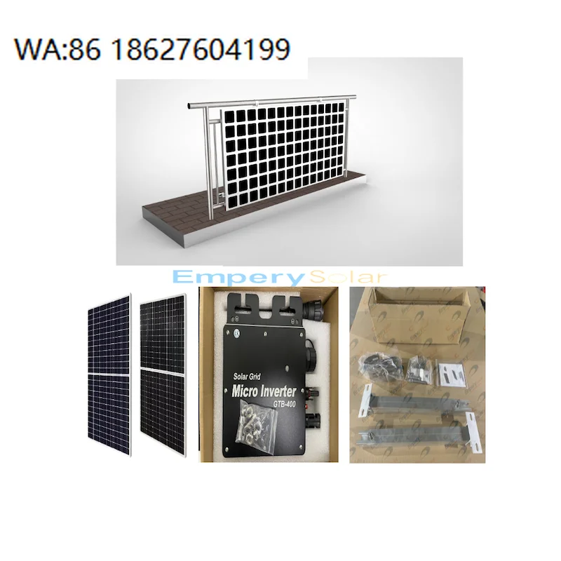 Factory Direct 400W Grid Tied Balcony Solar System, Mini Garden PV Kit, High Efficiency Micro Inverter