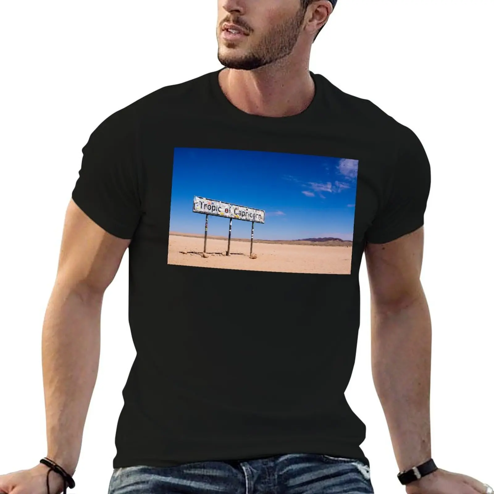 

t for 100% graphic shirt T-Shirt t capricorn. men cotton Tropic shirts of man