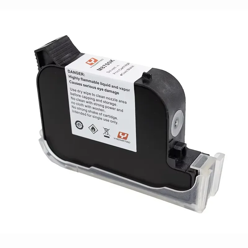 Yaomatec 12.7mm M8700K Eco Solvent Fast Dry Quick Drying Ink Cartridge for No Encrypted Handheld Online Inkjet Printer