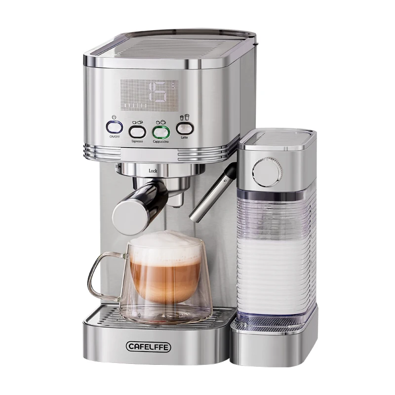 CAFELFFE 3 in1 Automatic Coffee machine cafeteria Cappuccino Latte Espresso maker Fully Automatic Milk Froth Stainless Steels