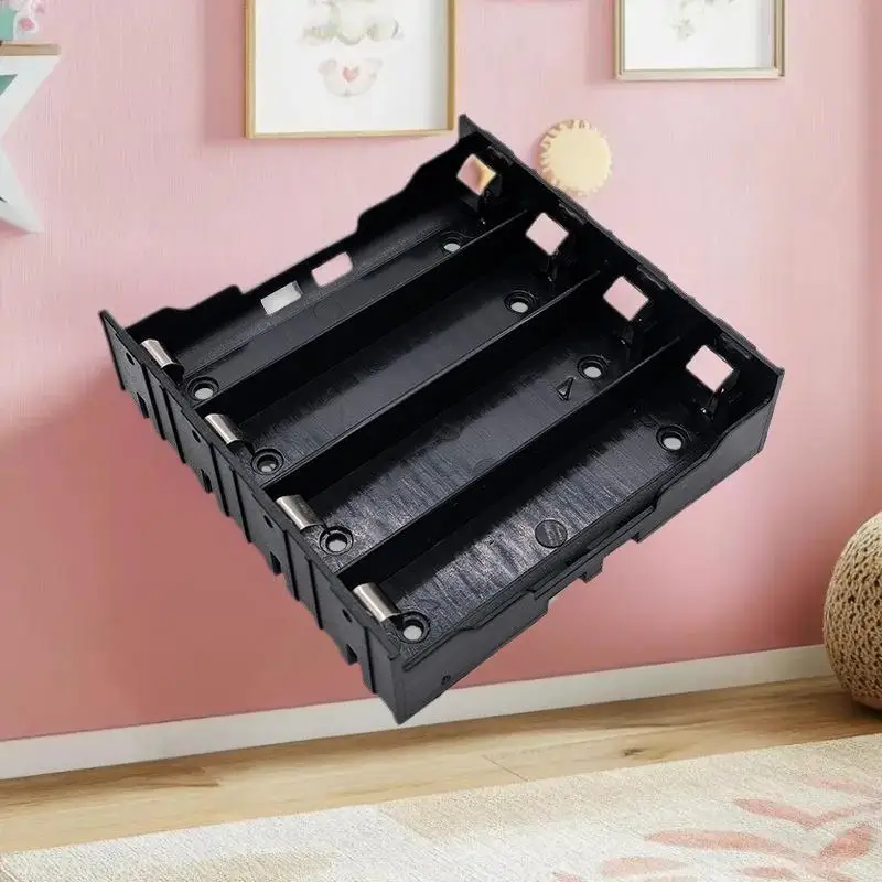 1Pcs 18650 Parallel Battery Box Shell 18650 Parallel 1/2/3/4 Slot Battery Holder Storage Box Case DIY Accessories
