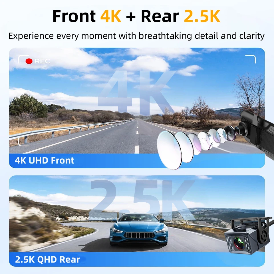 Cámara para Coche E-ACE 4K con - Dash Cam 4K Sony Starvis reseña y precio