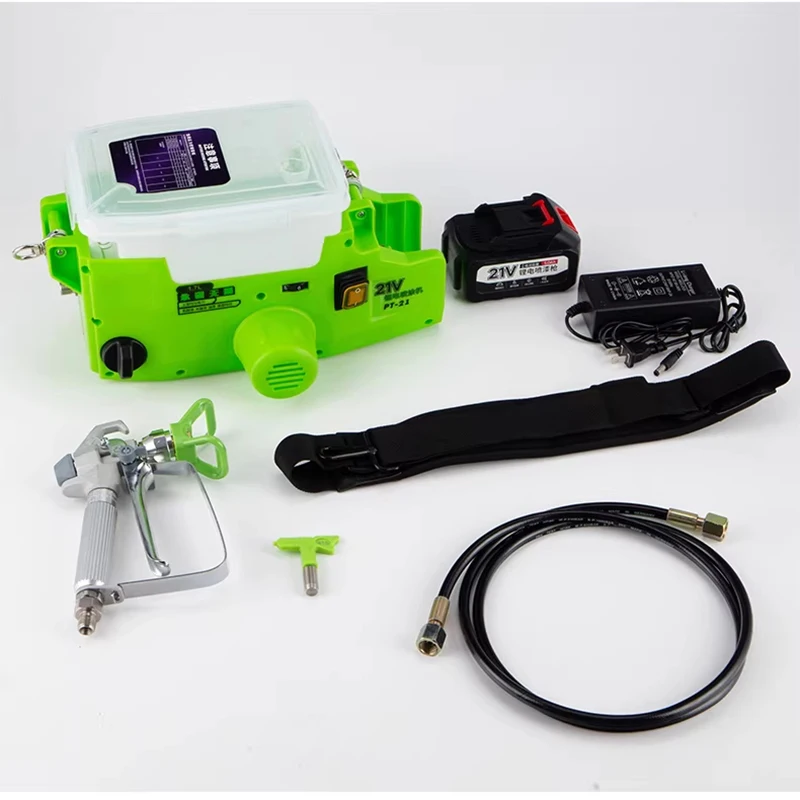 

Lithium-Powered Backpack Airless Sprayer Portable High-Pressure Cordless Spraying Equipment Ideal for Wall Surfaces, Furniture,