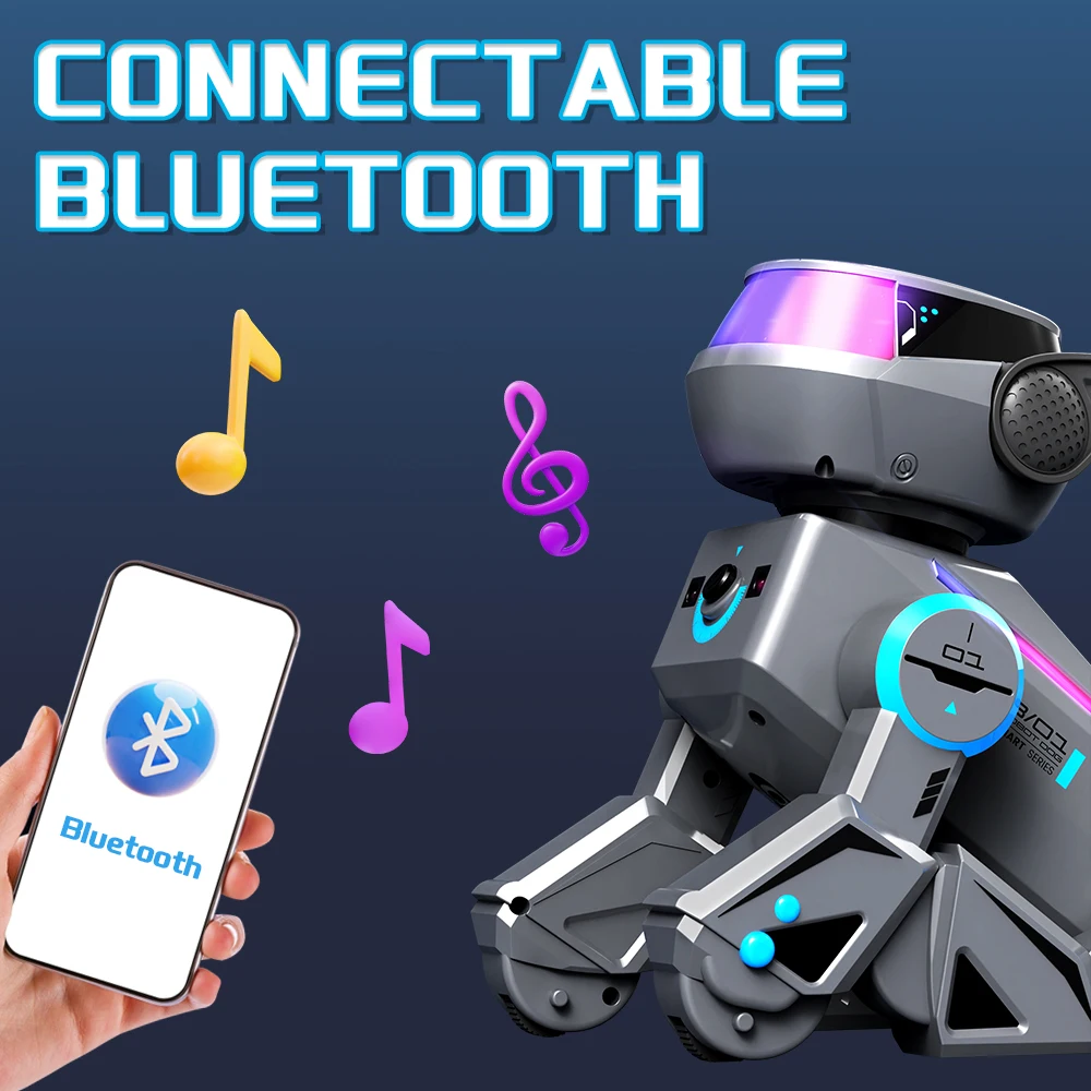 RC électronique animaux Robot chien musique télécommande intelligente Robot chien jouet Mainan Anjing Robot Pintar Anjing
