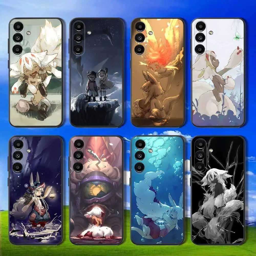 

Made In A-Abyss F-Faputa Phone Case For Samsung Galaxy A13,A21s,A22,A31,A32,A52,A53,A71,A80,Soft Black Shell
