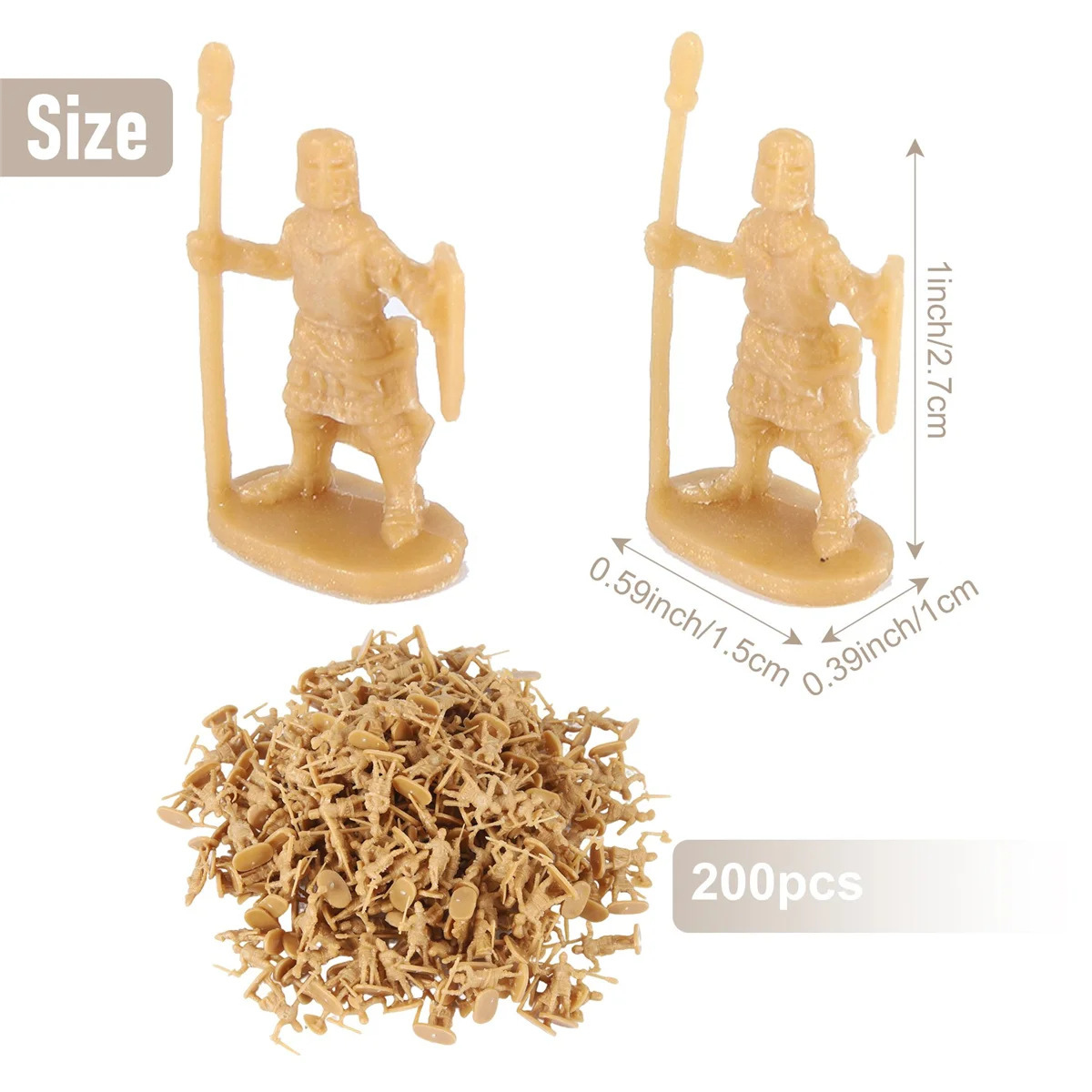 ACKOR 1:72 200/مجموعة من شخصيات الجندي القديم البلاستيكية لعبة الجنود القديم الرجال المبارز عمل الشكل لتقوم بها بنفسك مشهد الحرب اللعب الذهب