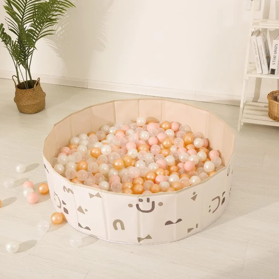 ลูกบอลพลาสติกสำหรับบ่อบอล ขนาด 2.2 นิ้ว แพ็ค 100 ลูก บอลกลวง เหมาะสำหรับสระเด็กเล็ก งานปาร์ตี้ ตกแต่งงานเทศกาล