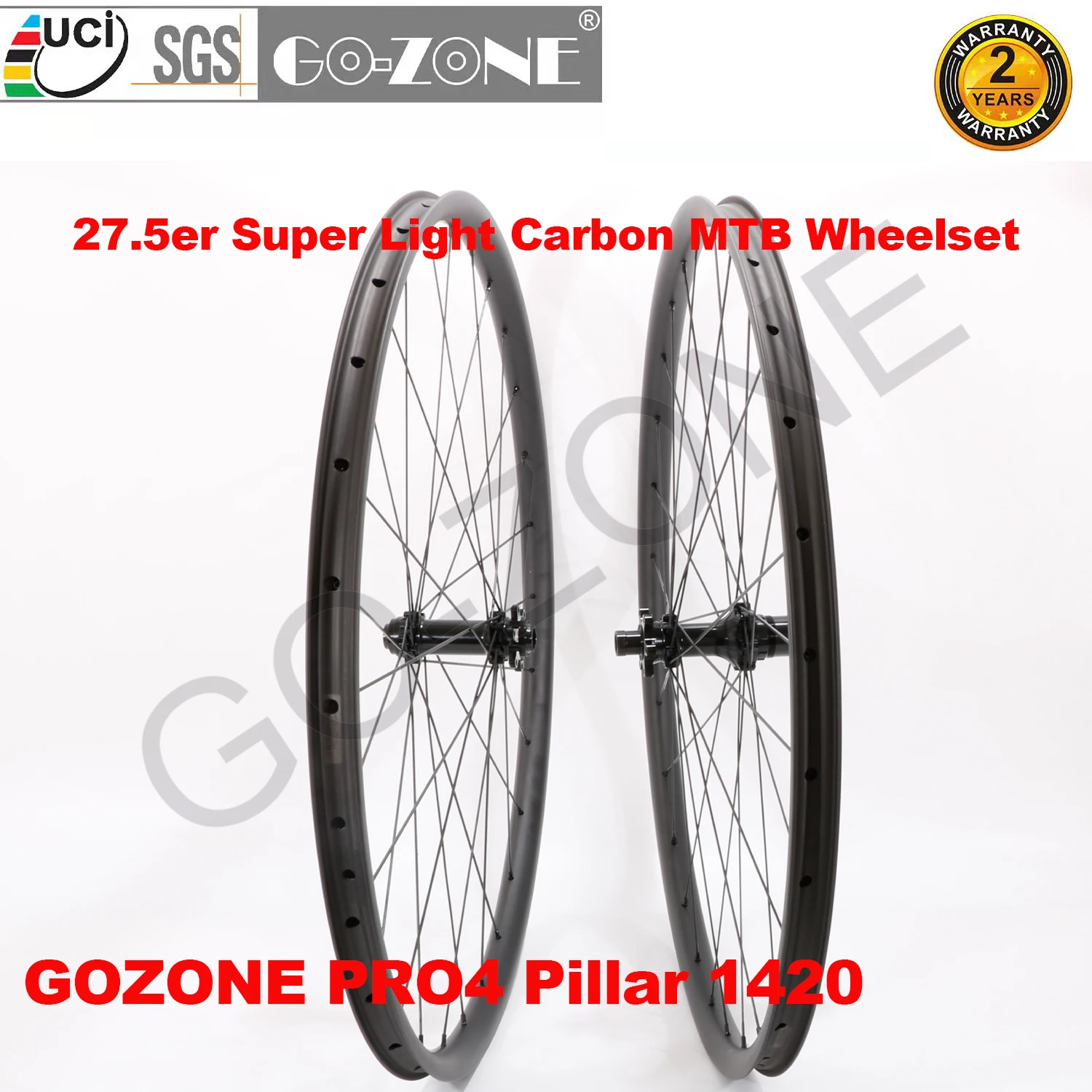 

New 27.5er MTB Wheels Carbon Super Light Tubeless Speedsafe GOZONE PRO4 UCI Approved Bicycle Wheelset 27.5