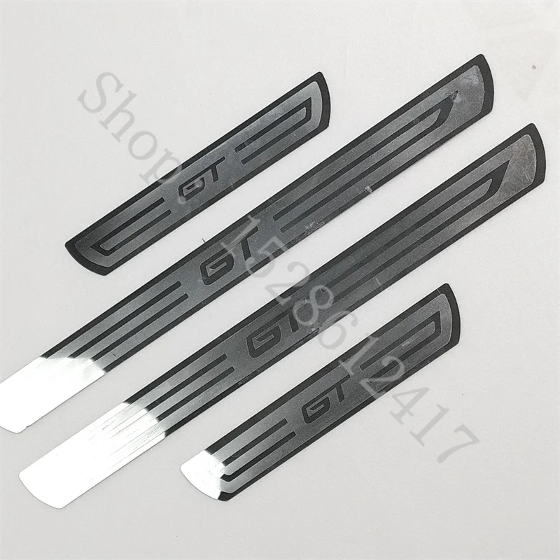 For MG MG GT 2022 2023 2024 Stainless Sticker Door Sill Car Door Cover Outside door sill protector Plate Accessories