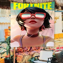 Hot-F-Fortnites-Banner di gioco INS Style Outdoor Party Decoration Atmosphere Flag