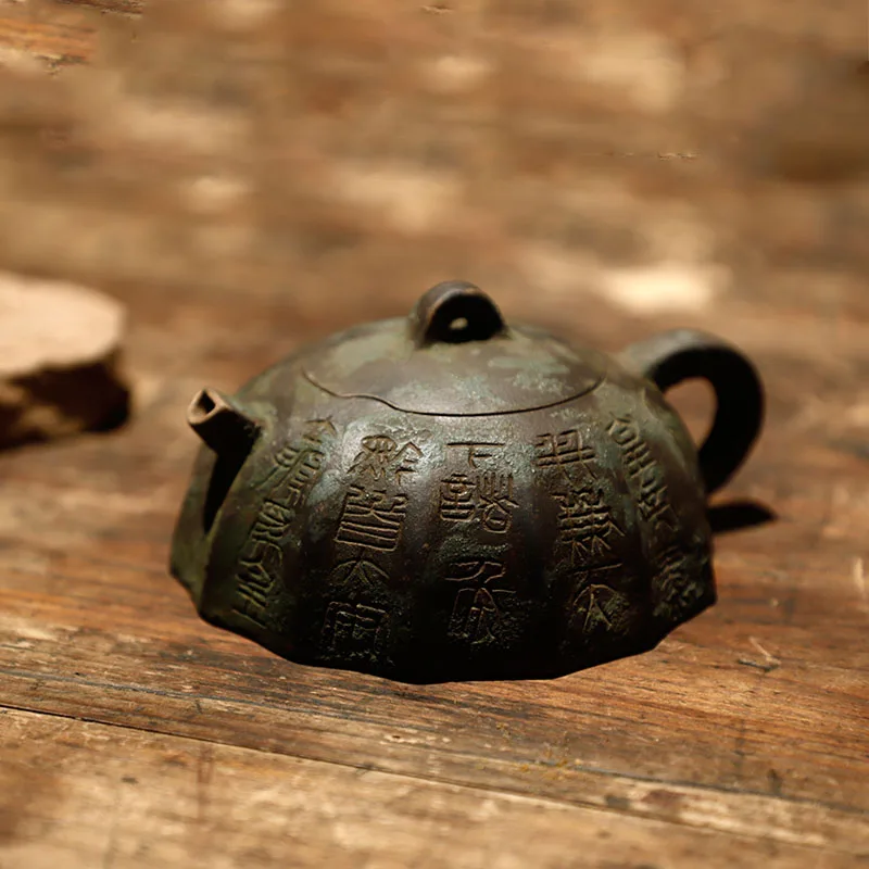 Yixing Qinquan Zisha Teapot Bionic Device Handmade Single Teapot Household Teapot Kombucha Zisha Teapot Tea Set