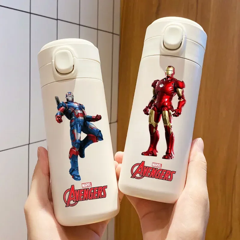 Marvel Thermal Cup 320ml/420ml The Avengers Portable Spider-Man Outdoor Sport Water Cup Drinking Capacity Stainless Steel Bottle - view 3