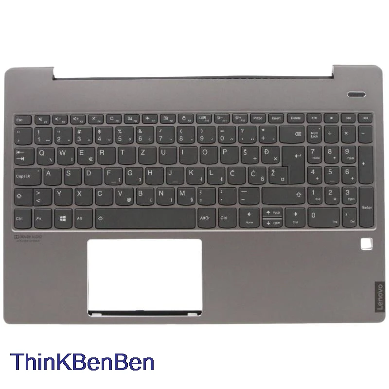 

IT Italian Mineral Gray Keyboard Upper Case Palmrest Shell Cover For Lenovo Ideapad S540 15 15IWL GTX 5CB0U43632