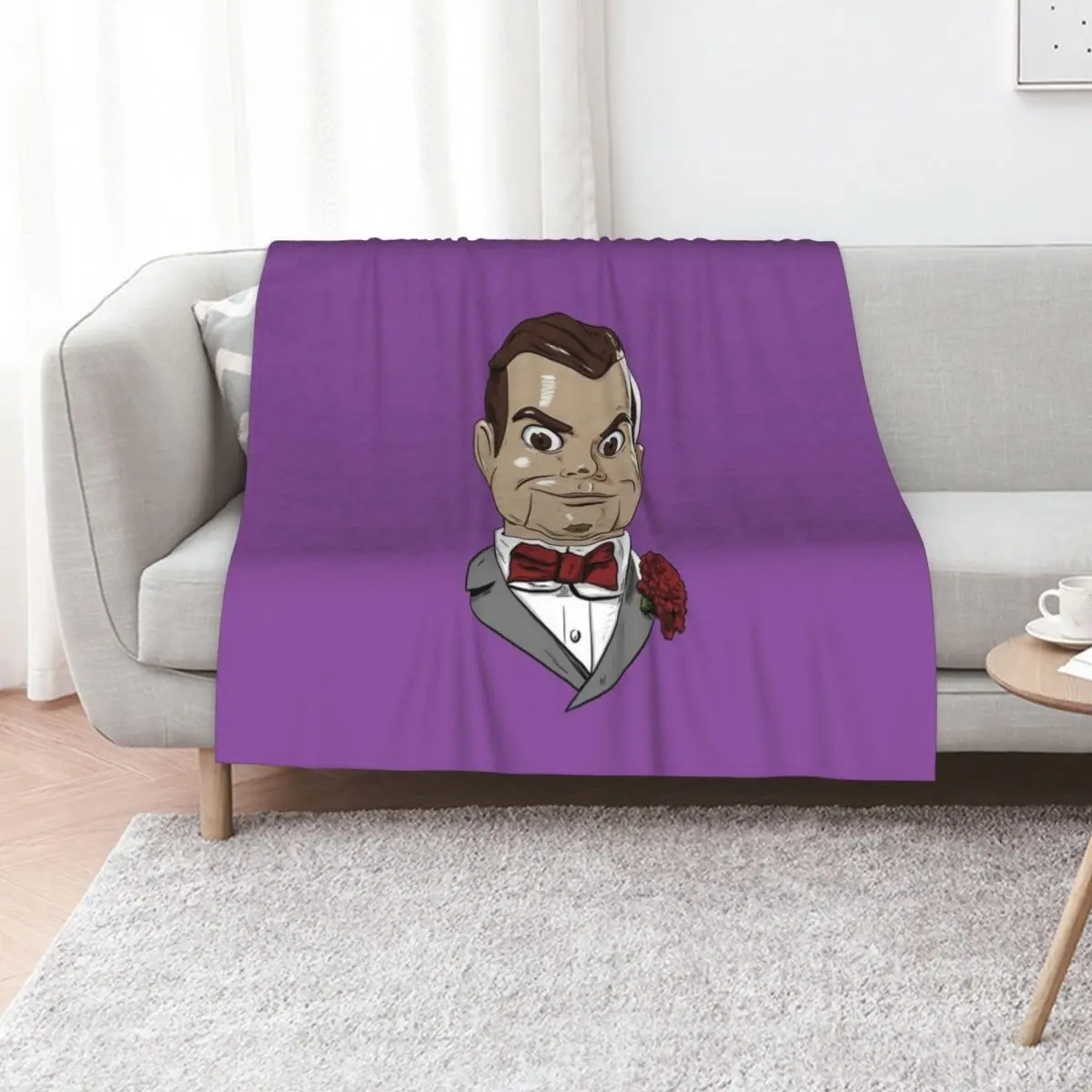 Slappy the Dummy Throw Blanket Beautifuls Quilt Sofas Baby Hairys Soft Plaid Blankets