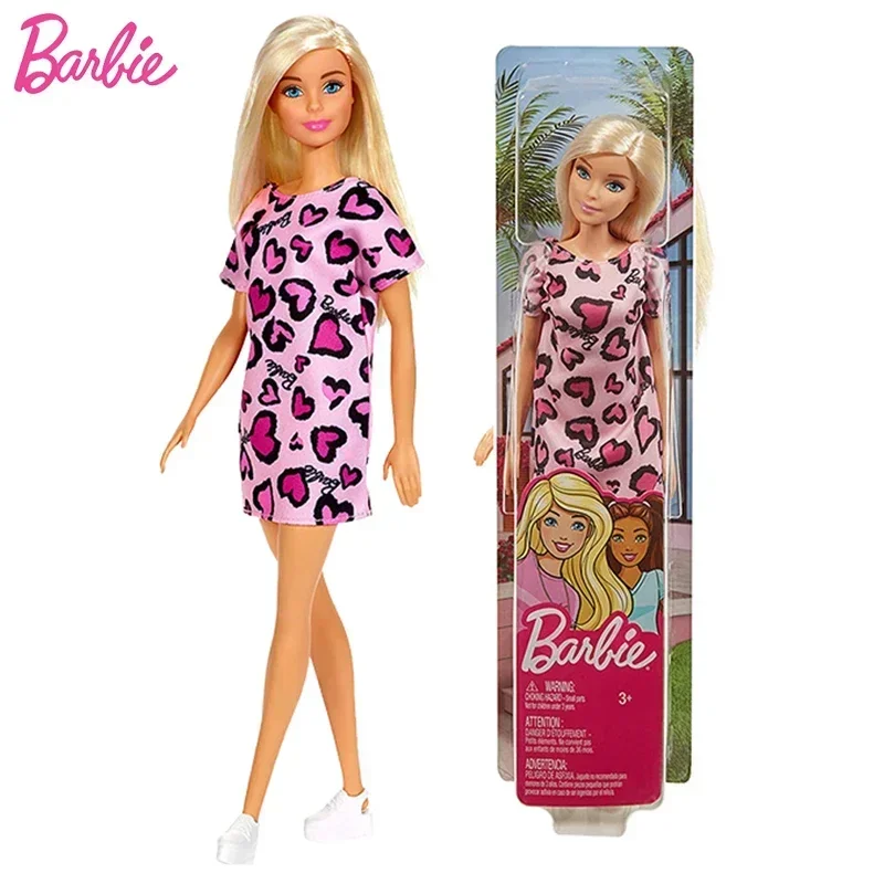 barbie fashionista white dress red pink flowers Floral Fashion Doll The Barbie doll is from the brand Barbie Barbie Fashionistas Doll #205 with