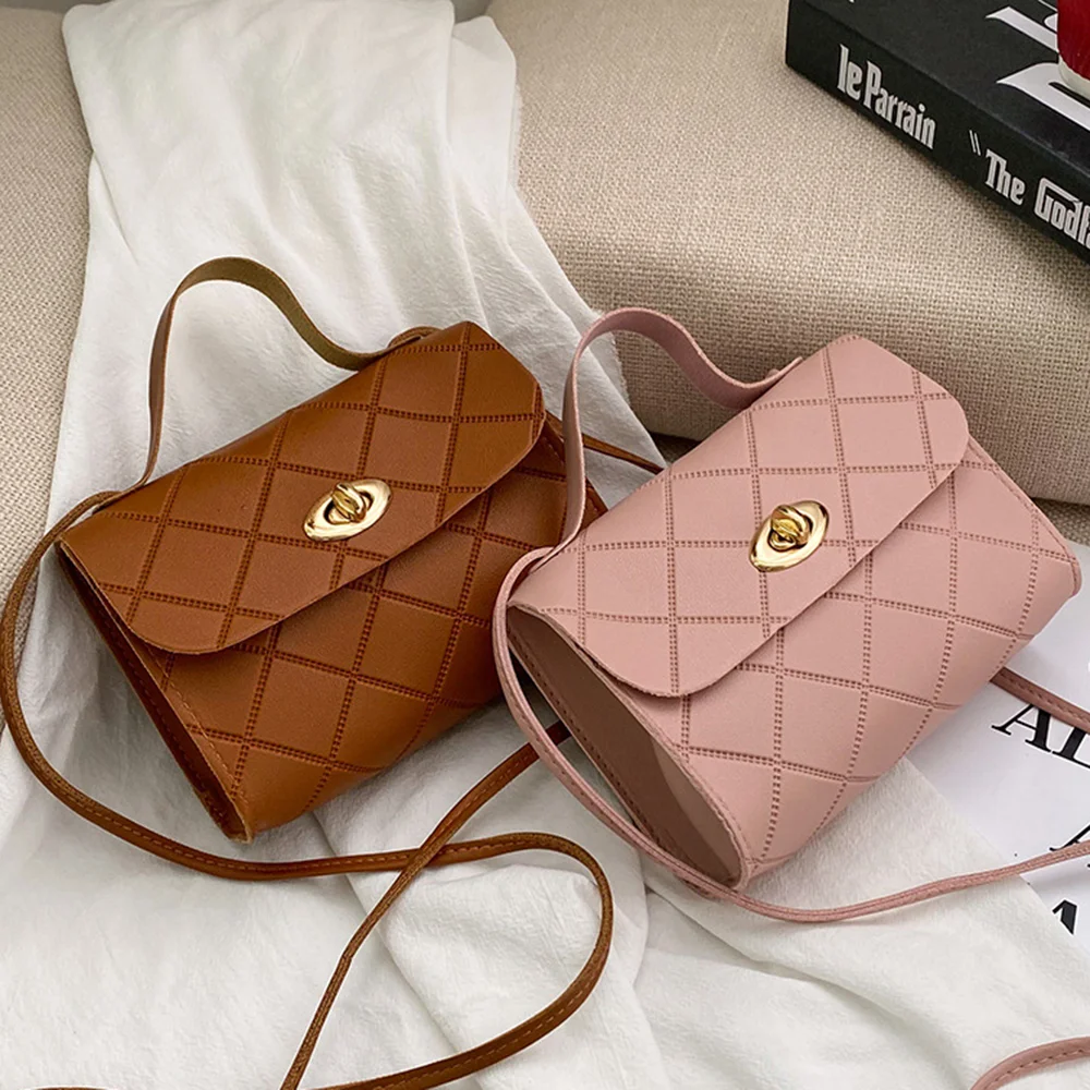 Fashion Small Messenger Bag For Women Trend Rhombus Female Shoulder Bag Casual Ladies Crossbody Bags Hot Sale Mini Handbags