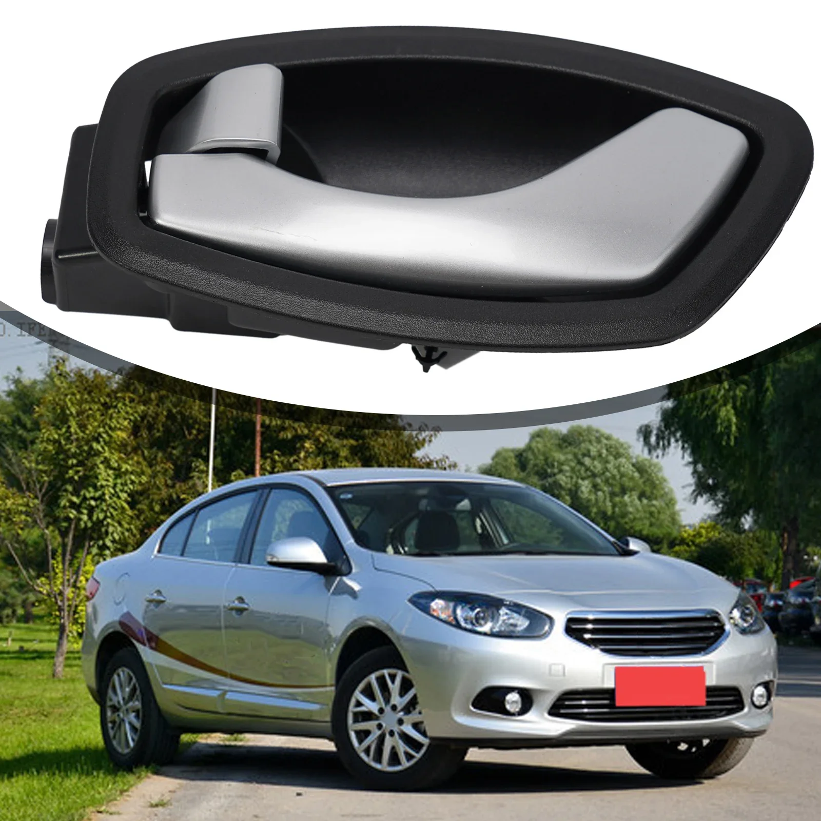 //1x Interior Door Handle Inner Door Open Handles For Fluence 2011 2012 2013 Car Accesories 806715396R 806713870R///