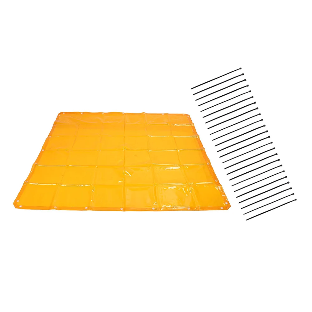 Mobility Grommets Flame Retardant Screen For Marine Drydocks Extensive Workspace Shielding 5.7*5.7ft 1.74*1.74m