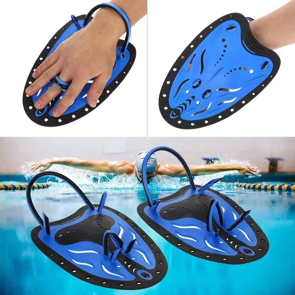 Swim Training Hand Paddles for Adult Kid Swim Training Hand Fin Flipper Unisex Swimming Hand Paddles for Men Women Kids