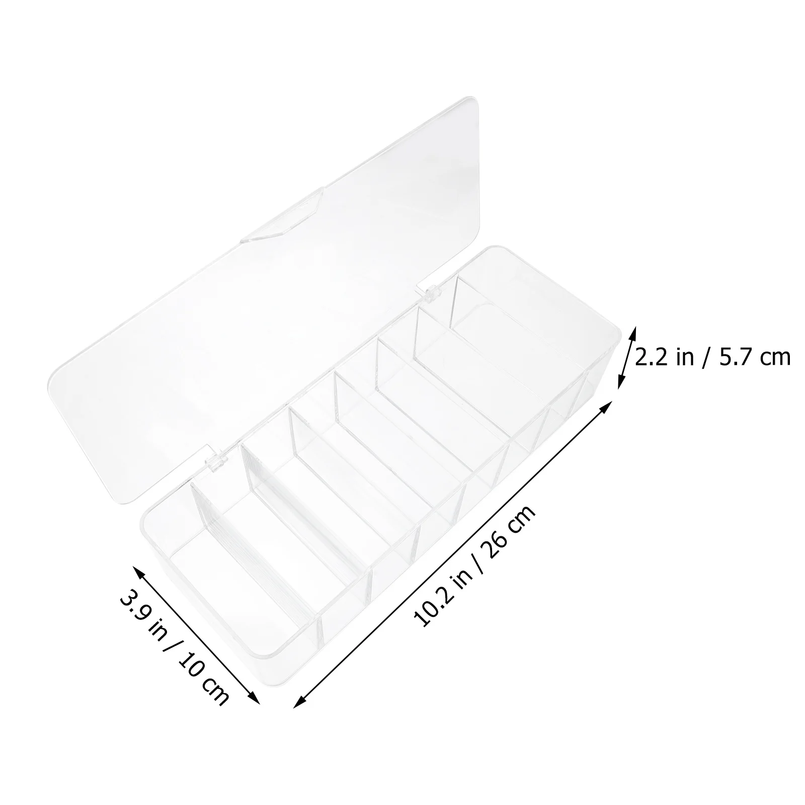 Scatola per la gestione dei cavi da 10 pezzi Custodia per organizer per cavi in plastica a 6 scomparti per supporto per riporre cavi trasparente ad angolo da parete da scrivania