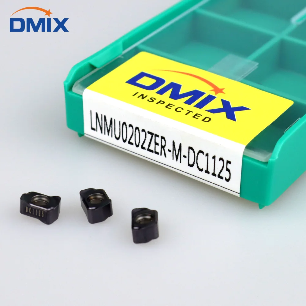 DMIX EXN02R Milling Cutter Bar LNMU0202 Fast Feed Double-sided Insert Tool milling Holder LNMU0202ZER Milling Insert