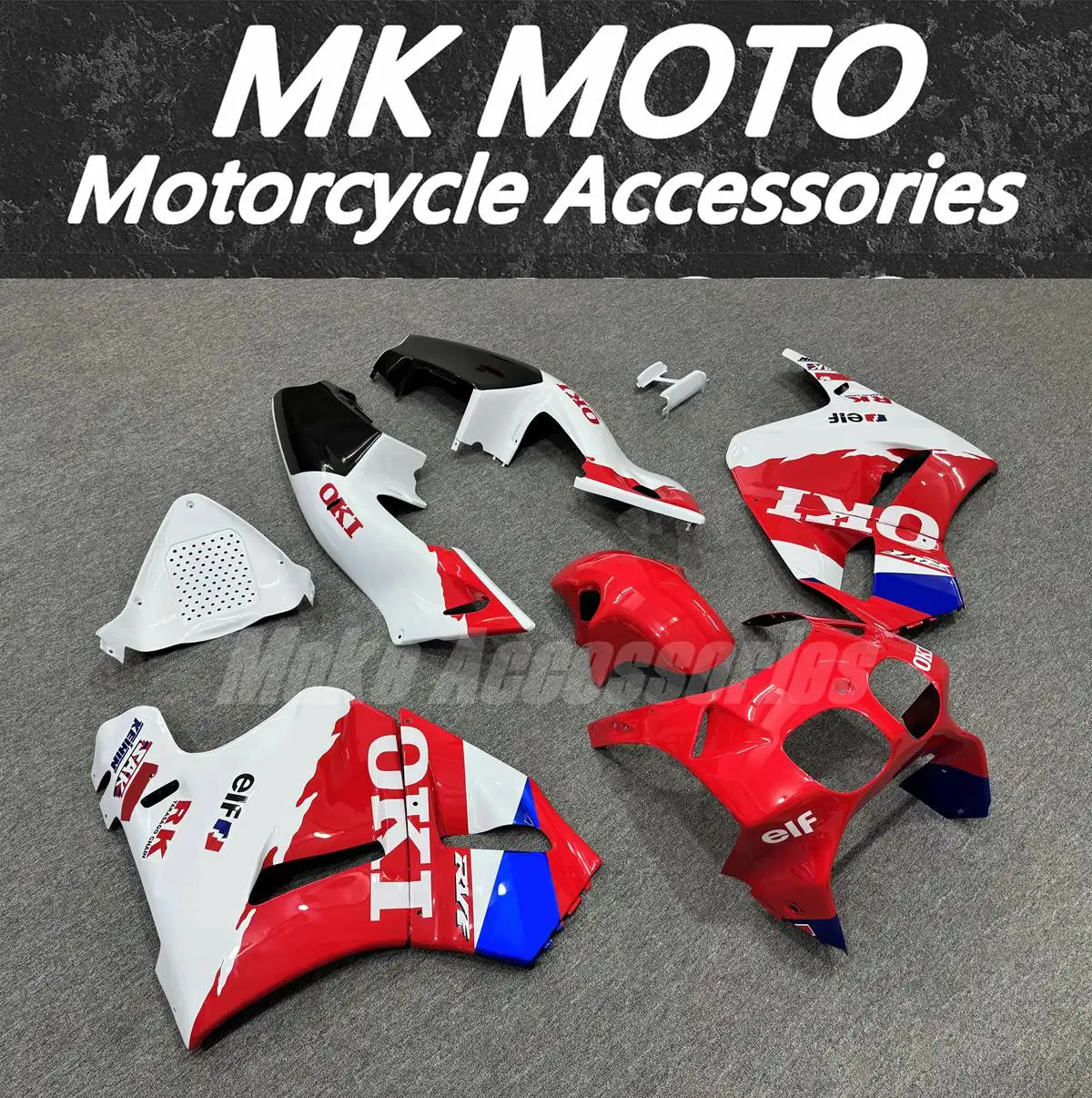 

Fairings Kit Fit For VFR400 NC35 1991 1992 Bodywork Set High Quality Abs Manual mold White Red Bule Black