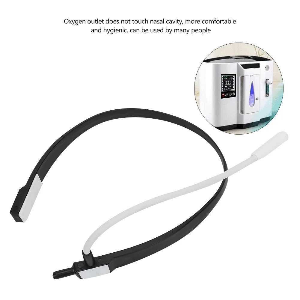 Headset Nasal Type Oxygen Cannula Air Filter Ear-hook Inhaler Nose Inhalation Tube Oxygen Hose Oxygen Concentrator Accessories