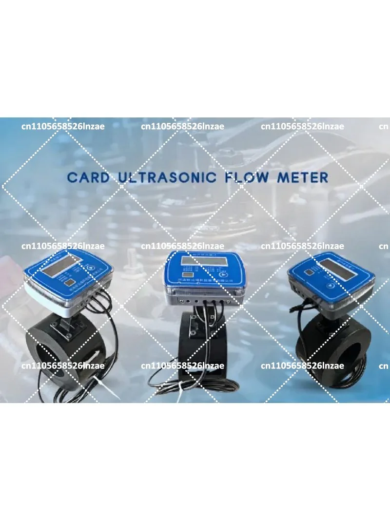 Clamp-on Ultrasonic Flow Meter for Liquid, Non-Invasive Water Measurement for Agriculture Irrigation