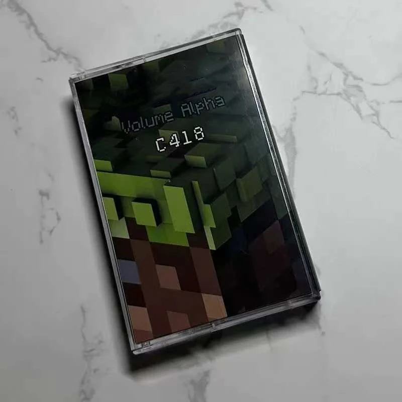 Juego de caja de arena C418 Daniel Rosenfeld, cinta musical, volumen, álbum Alpha, casetes, grabadora de Cosplay, Walkman, trampas sonoras, caja de música para fiesta