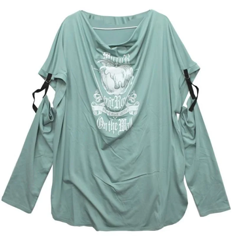 

Японская футболка Millennium Harajuku, тонкая длинная мужская и женская футболка в стиле панк, летняя свободная повседневная трендовая футболка в стиле аниме y2k