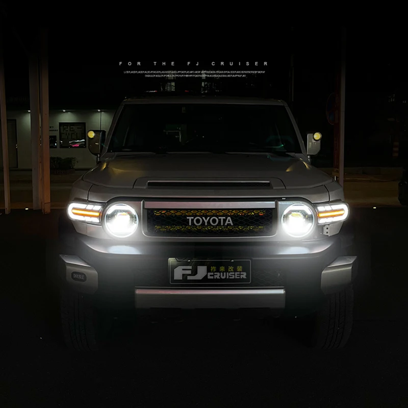 For Toyota FJ Cruiser Headlight Assembly High-brightness FJ Cruiser Signal Blinker LED Headlights Streamer Turn LED Lamp