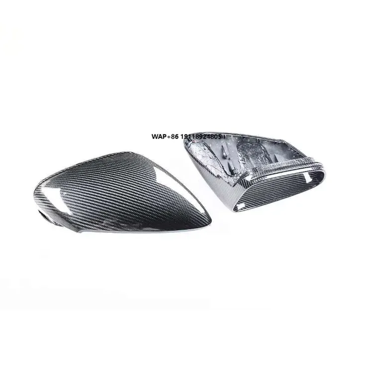 For for Carrera 992 3K Prepreg Carbon Fiber Rear View Side Mirror Covers New  Brand Black for Left/Right Side
