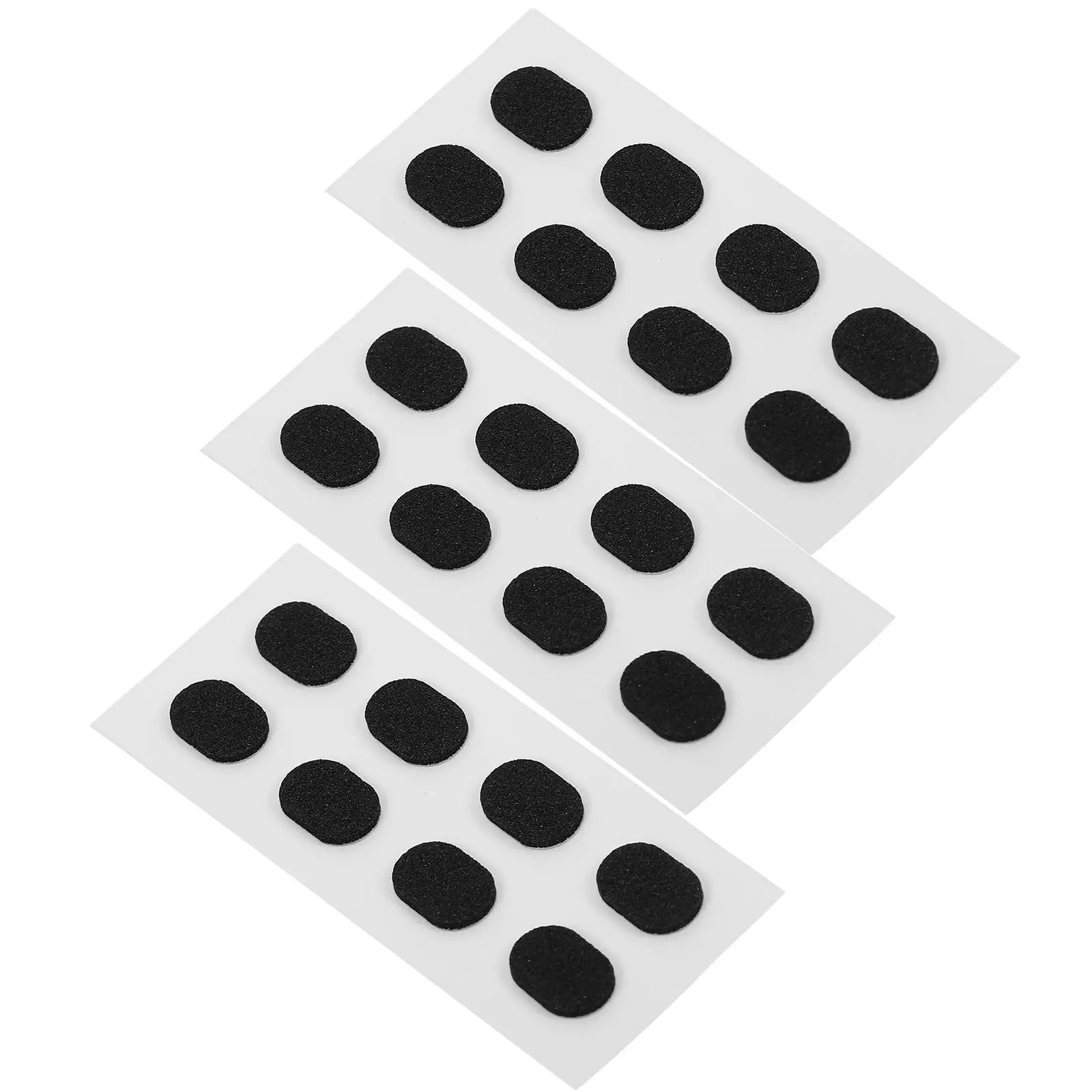 12Pairs Foam Nose Pads for Glasses Self Adhesive Non-Slip Comfortable Eyewear Nose Cushions Replacement Eyeglass Repair Parts
