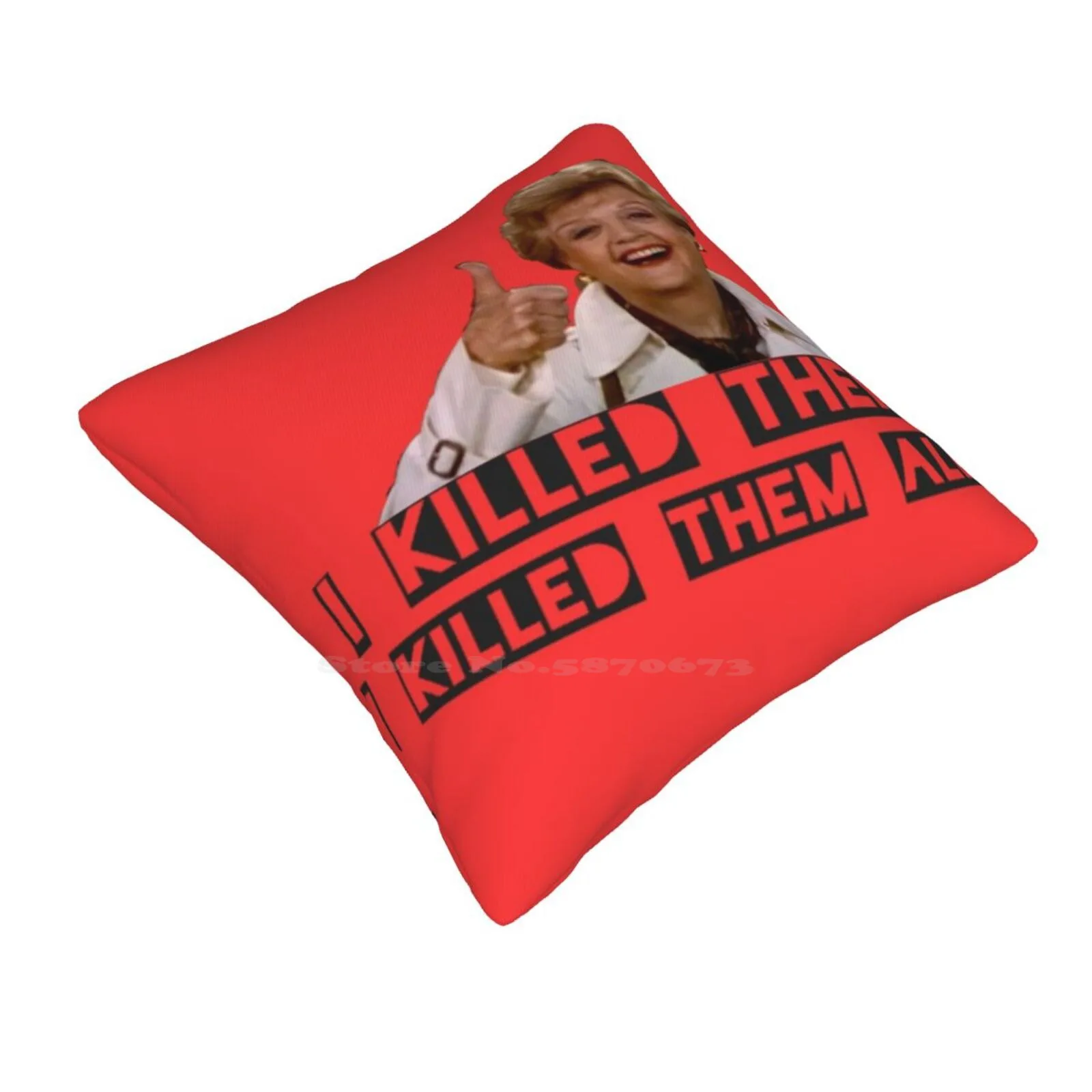 Fletcher-Secret Serial Killer Home Sofa Car Cushion Cover Pillowcase Murdershewrote Killer Horror Theory Comedy